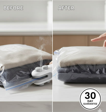 Portable Mini Sealer, 2 in 1 Heat Sealer for Snacks, Home USB Rechargeable Sealer Vacuum Sealer, Snacks Plastic Bag Heat Sealer